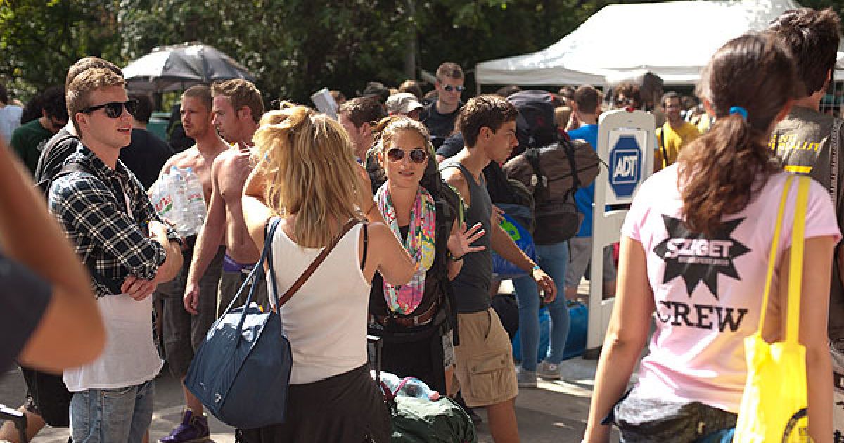 Підготовчі роботи до фестивалю тривали протягом 15 днів / © sziget.hu