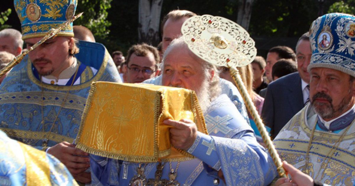 Служив патріархові митрополит Київський Володимир. / © Православная Одесса