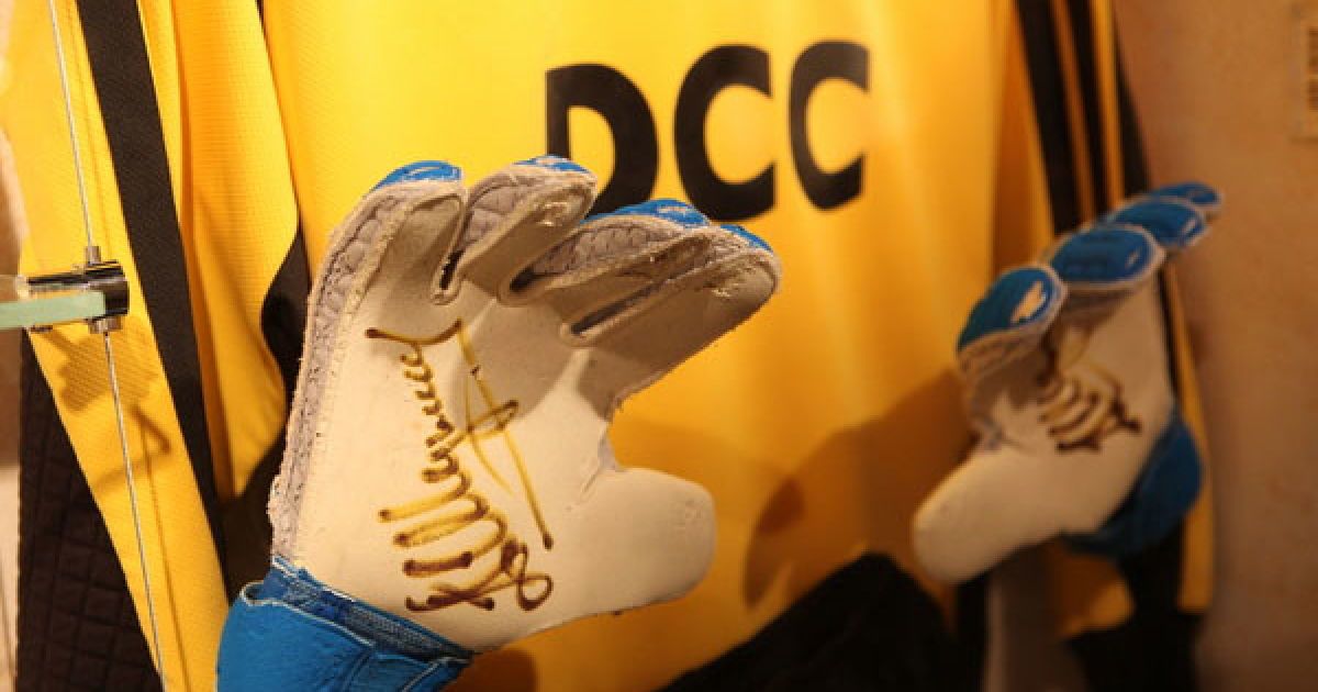 Історична експозиція музею розміщена у 5 залах, в яких представлені здобуті командою нагороди і трофеї, унікальні документи і фотографії. / © ФК "Шахтар"