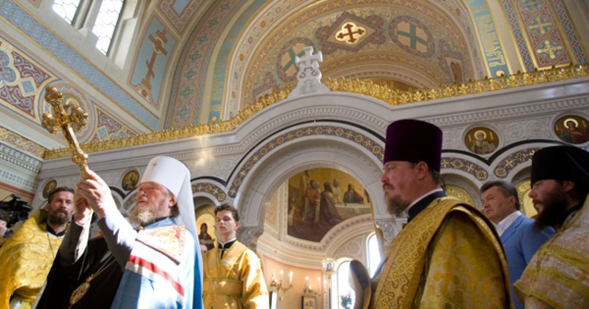 Літургію відслужив Митрополит Сімферопольський та Кримський Лазар / © Офіційний сайт Президента України