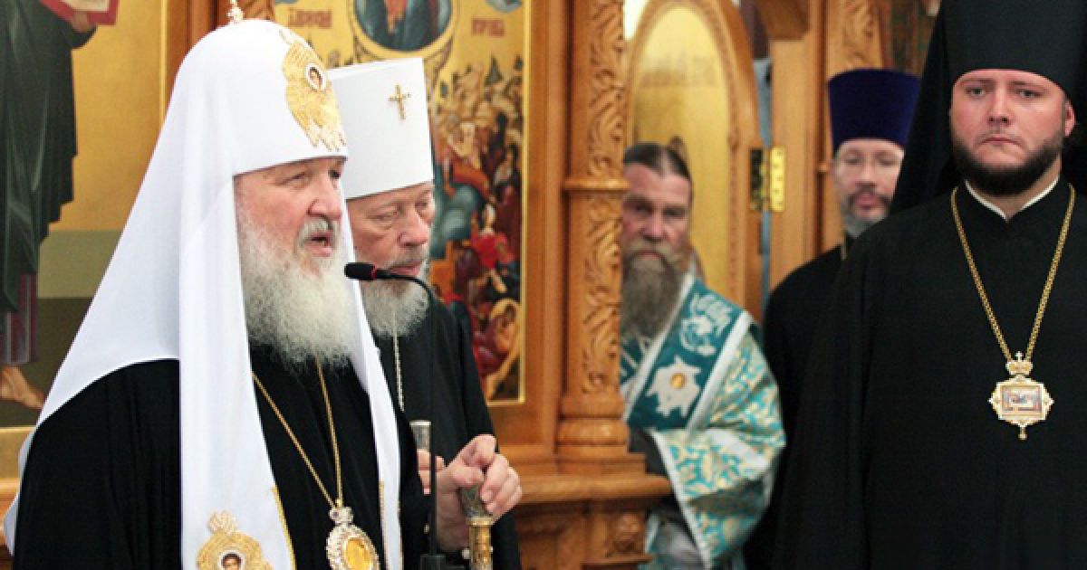 Націоналісти та православні Київського патріархату звинуватили Кирила в політичній меті візиту. / © Православная Одесса