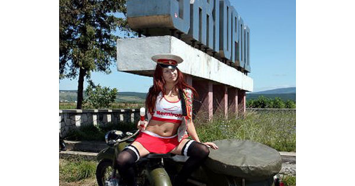 Гості міжнародного байкерського фестивалю "Music Bike Ukraine 2010" в Ужгороді. / © УНІАН