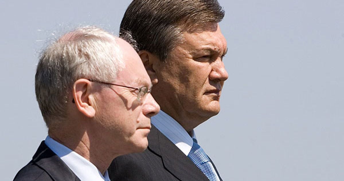 До України з офіційним візитом прибув президент Європейської ради Херман ван Ромпей. / © President.gov.ua