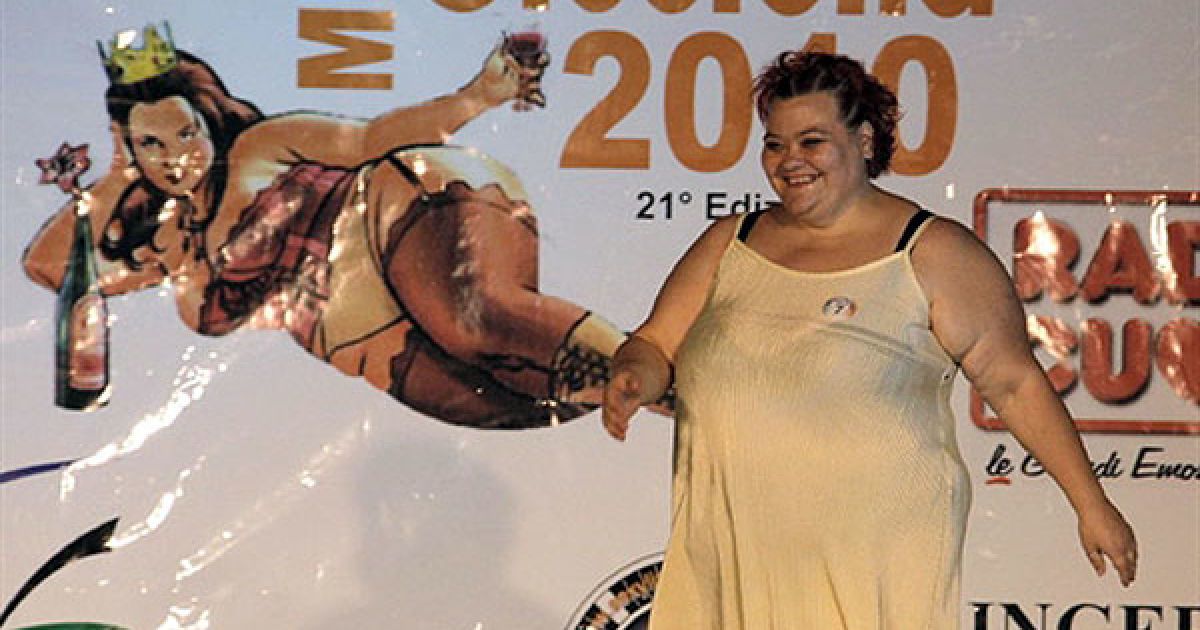 В Італії провели конкурс краси "Miss Cicciona-2010" для жінок, які важать більше 100 кг / © AFP
