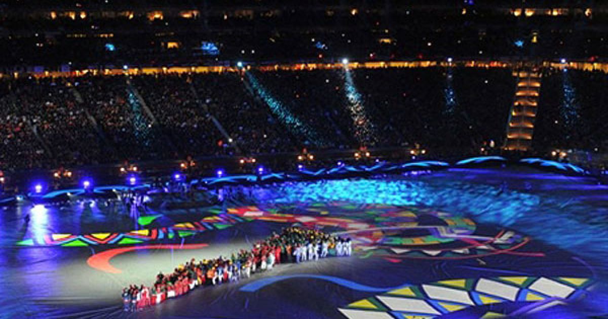 Урочиста церемонія закриття Чемпіонату світу з футболу-2010 у Південній Африці. / © AFP