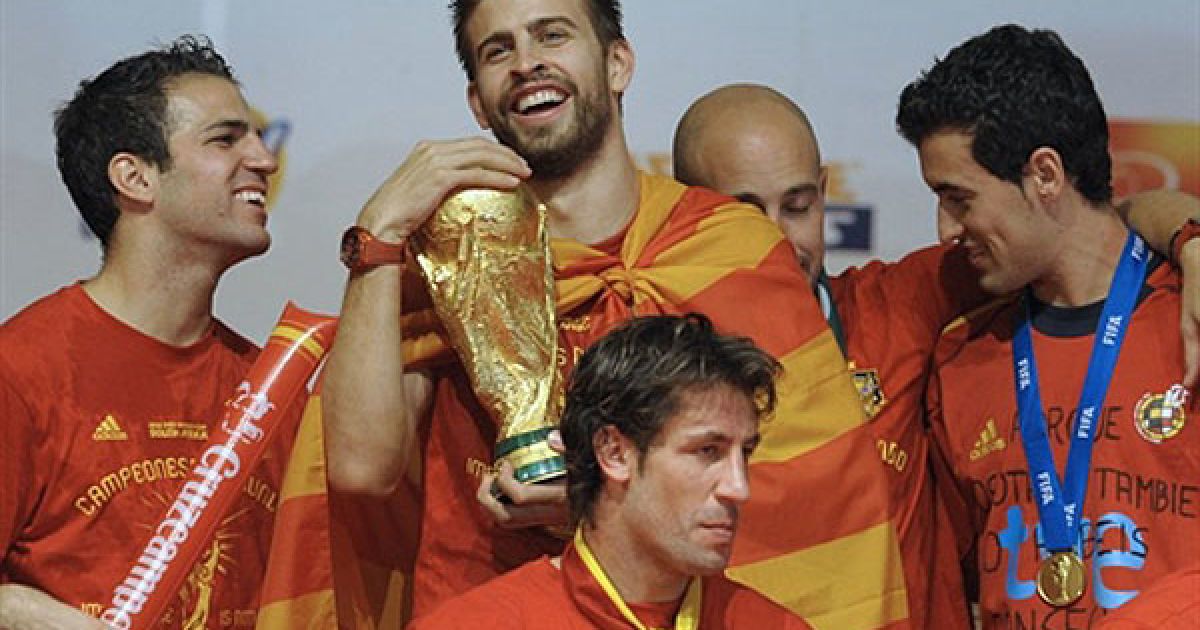 Ця перемога на Чемпіонаті світу стала першою в історії збірної Іспанії. / © AFP