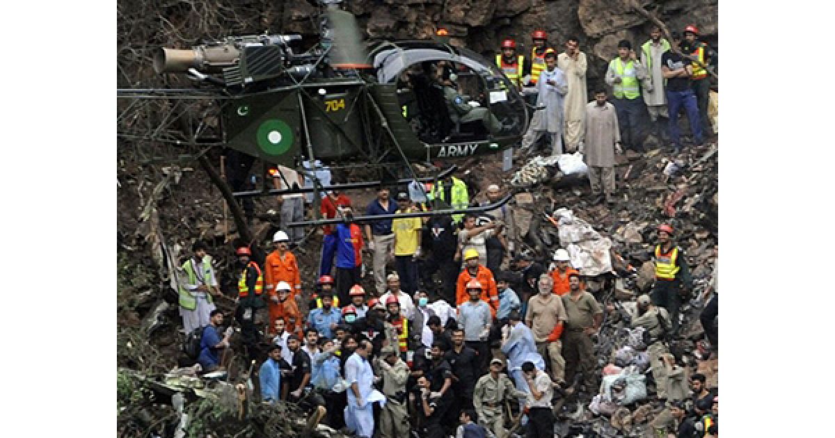 Літак здійснював рейс з Карачі до Ісламабаду. / © AFP