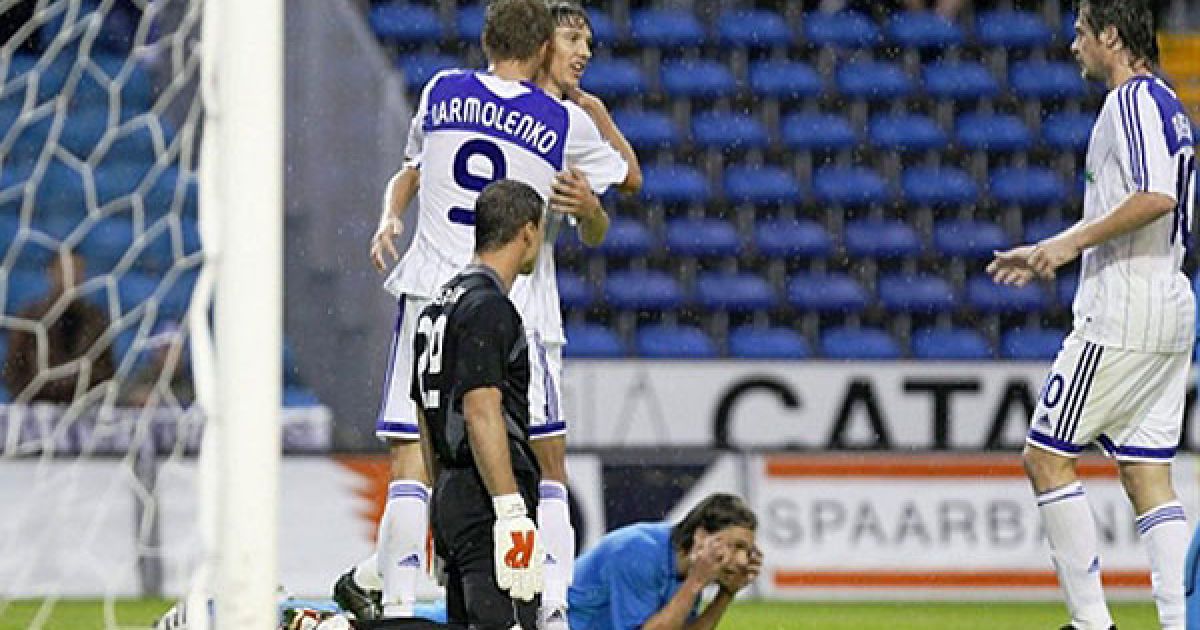 У Бельгії київське "Динамо" перемогло бельгійський "Гент" з рахунком 3:1 і вийшло у плей-офф Ліги чемпіонів. / © AFP