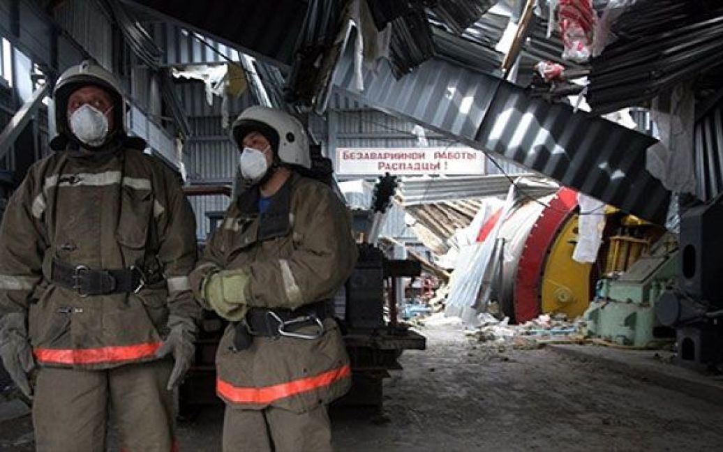 Рятувальна операція на шахті "Распадская" триває, незважаючи на серйозні складнощі. / © AFP