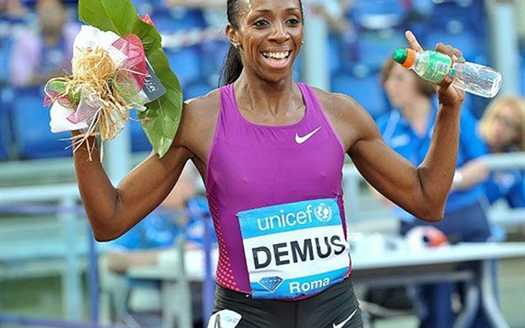 У бігу на 400 м з бар&rsquo;єрами серед жінок перемогла американка Лашинда Демус / © AFP
