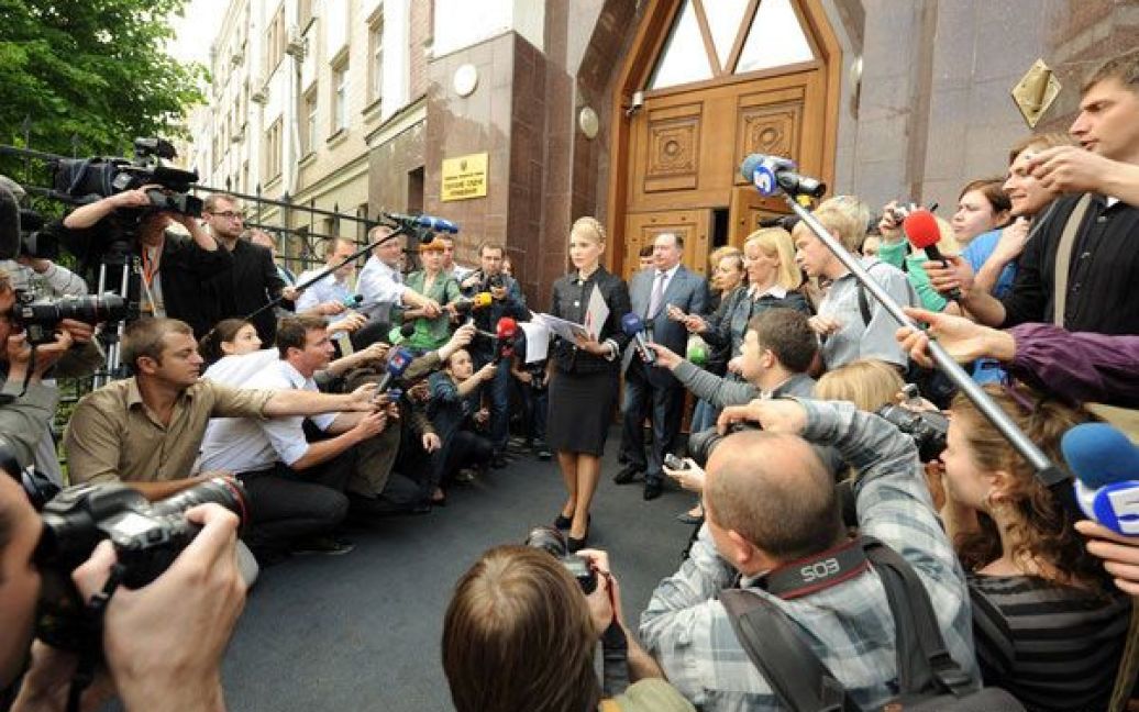 Тимошенко відзначила, що це та справа, яку ще "фальшував колишній президент Леонід Кучма, яку сам же він і закрив". / © Прес-служба БЮТ