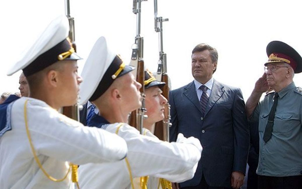 Урочисте проходження Почесної варти Міністерства оборони. / © President.gov.ua