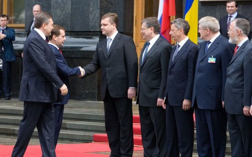 Дмитро Мєдвєдєв зізнався, що він скучив по Києву. / © President.gov.ua