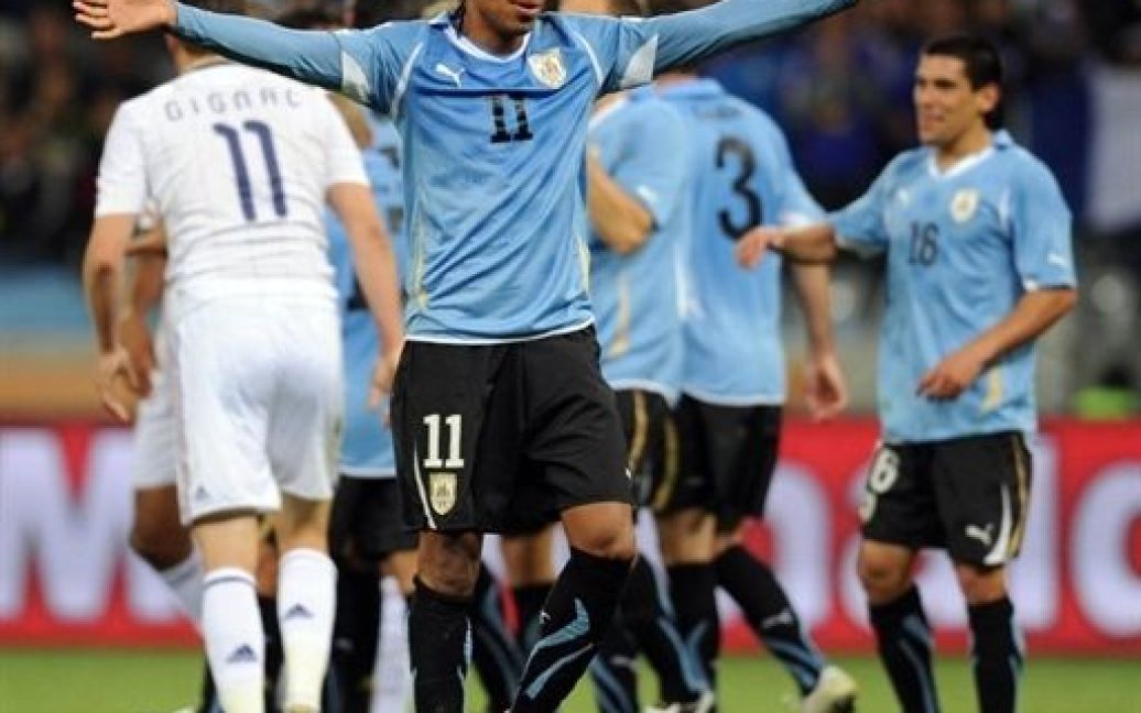 Фінальний свисток. Уругвайці незадоволені результатом / © AFP