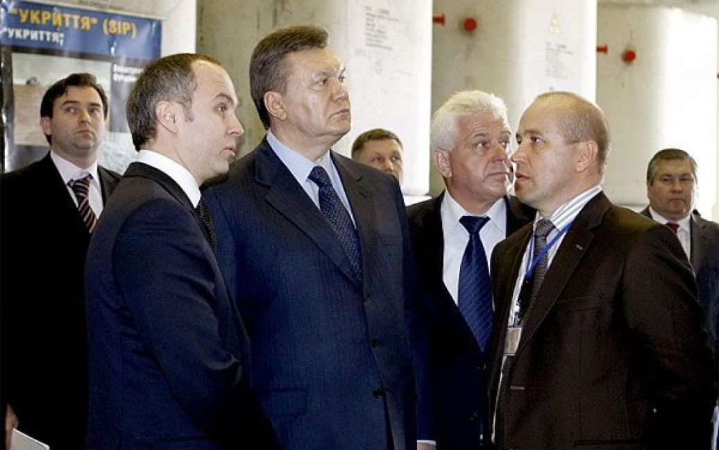 Віктор Янукович під час візиту на ЧАЕС. / © President.gov.ua