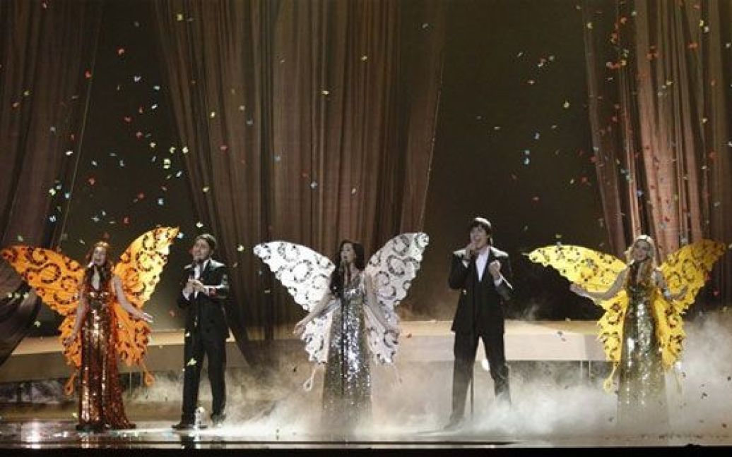 Гурт "3+2" (Білорусь) з піснею "Butterflies" / © daylife.com