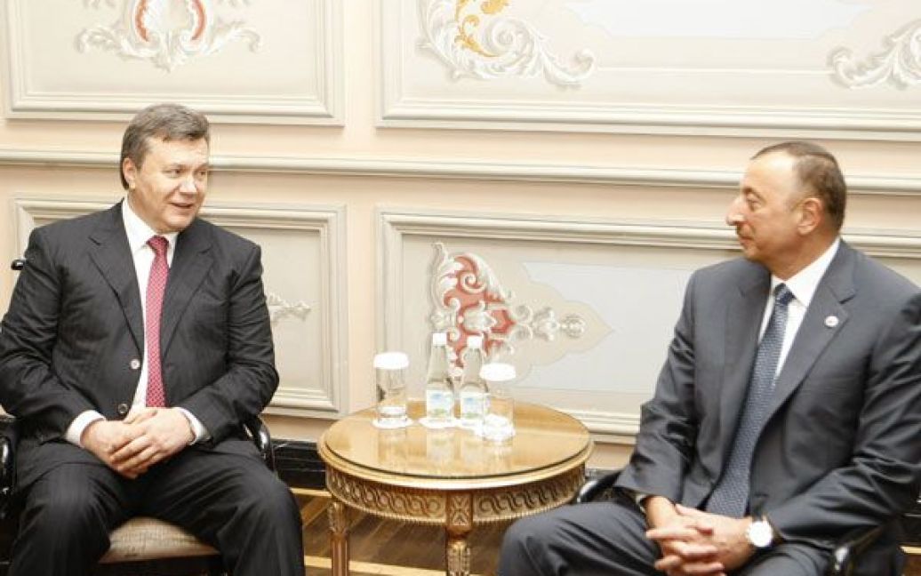 Зустріч президента України Віктора Януковича і президента Азербайджану Ільхама Алієва. / © President.gov.ua
