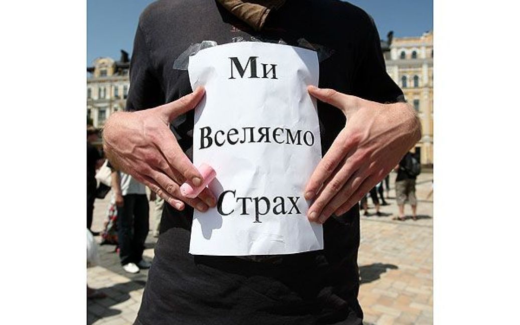 Мета акції - привернути увагу громадськості до випадків катування та вбивства громадян правоохоронцями. / © PHL.com.ua