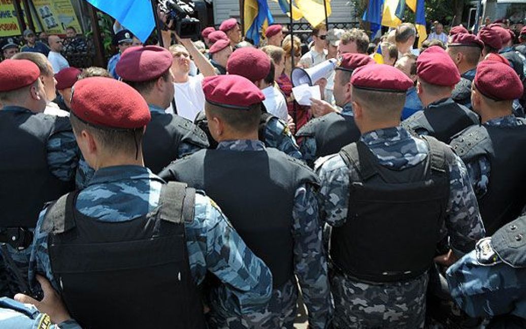 Акція протесту опозиції почалася, не дивлячись на те, що вона була заборонена Окружним адмінсудом Києва. / © zaukrainu.org