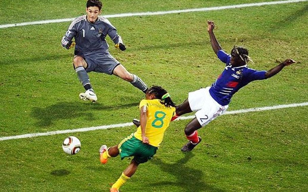 Збірна Південної Африки достойно завершила домашній Мундіаль, здолавши з рахунком 2:1 збірну Франції / © AFP