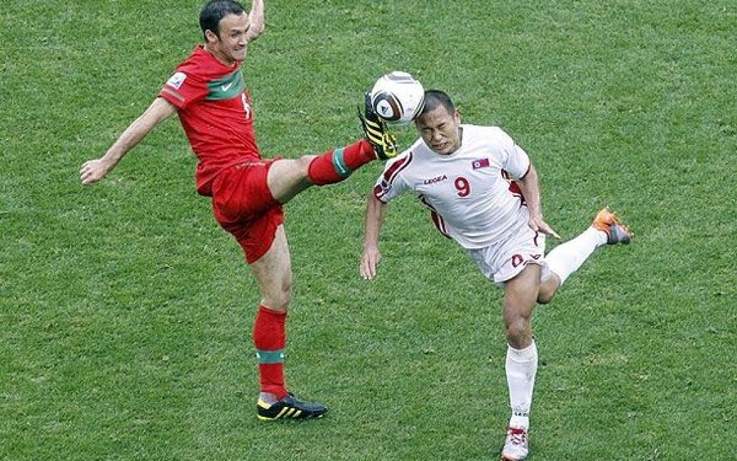 Збірна Португалії розгромила збірну КНДР з рахунком 7:0 у другому турі Чемпіонату світу з футболу. / © daylife.com