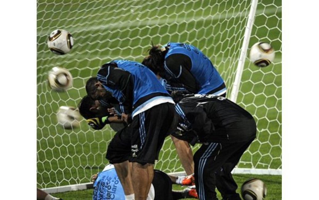 Тренування збірної Аргентини у Преторії. / © AFP