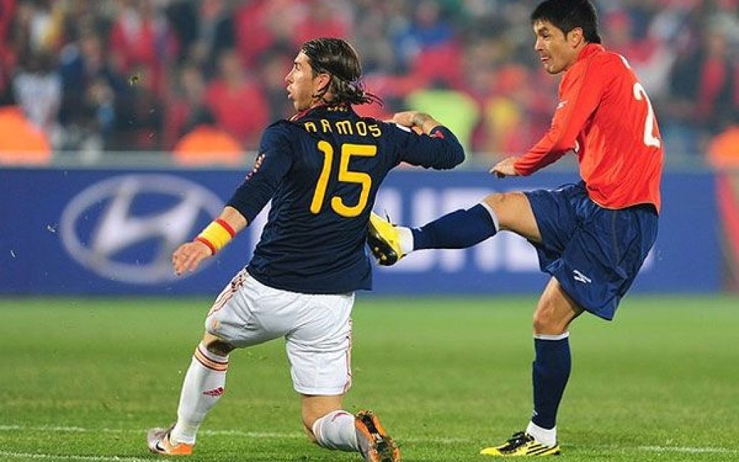 Єдиний гол у ворота збірної Іспанії забив на 47-й хвилині Родріго Мільяр / © AFP