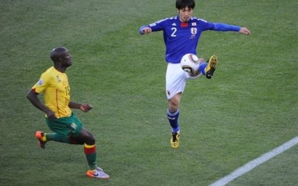 Збірна Японії перемогла Камерун з рахунком 1:0 у першому турі чемпіонату світу з футболі. / © AFP