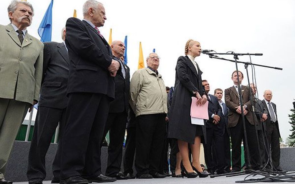 Тимошенко заявила, що вірить у дострокове  усунення нинішньої влади. / © УНІАН