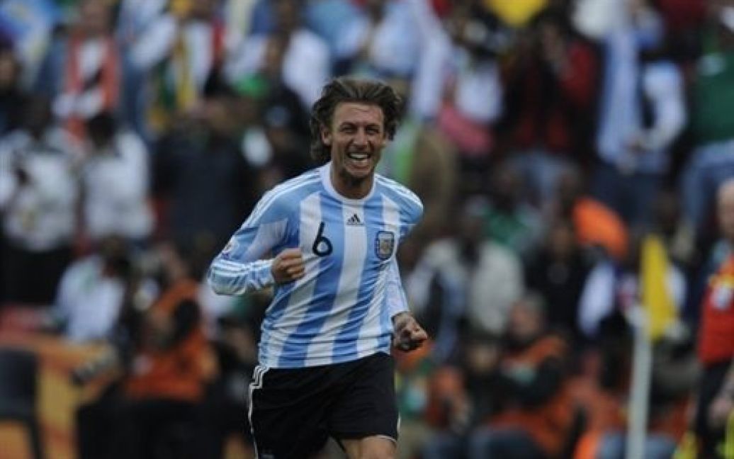 Хайнце забив перший гол Аргентини на ЧС-2010 / © AFP
