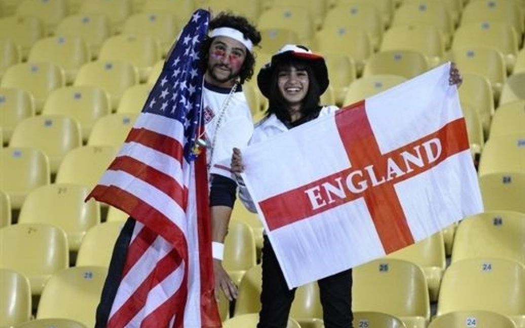 Закінчив другий ігровий день Чемпіонату світу матч між збірними Англії та США. Англійці та амеркианці зіграли внічию - 1:1. / © AFP