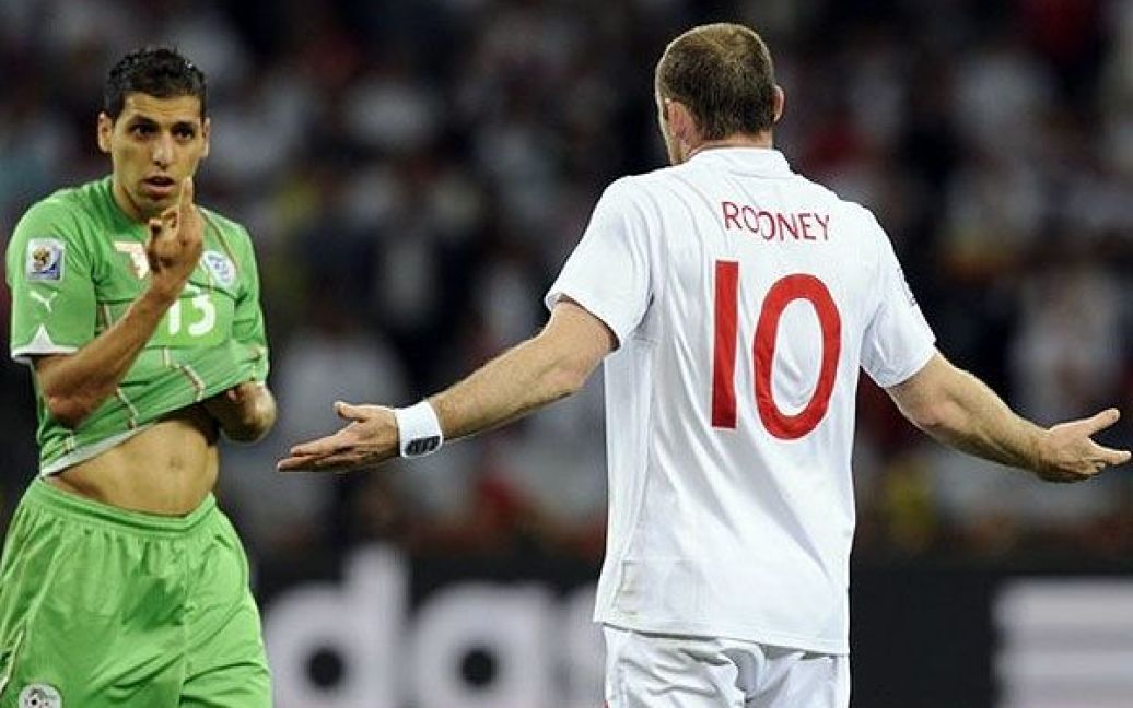 Руні та Матмур. Англійці не змогли обіграти збірну Алжиру. / © Getty Images/Fotobank