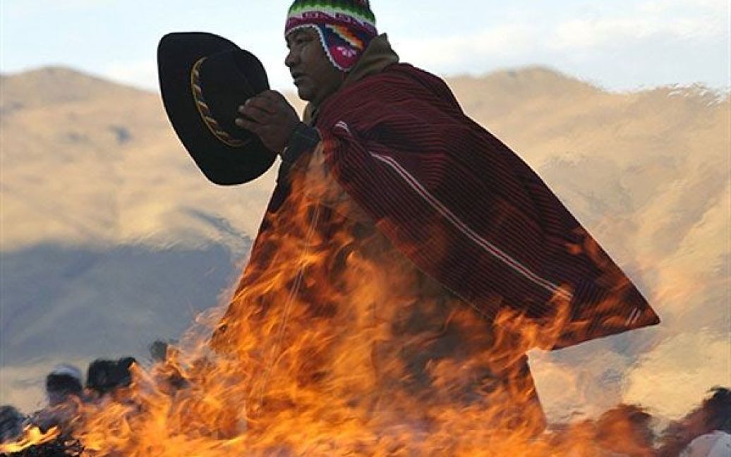 За літочисленням індіанців-аймара у Болівії настав Новий 5518-й рік. / © AFP
