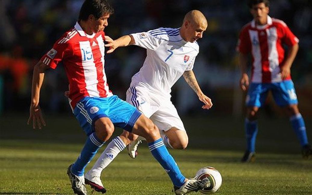 Збірна Парагваю перемогла Словаччину з рахунком 2:0. / © AFP