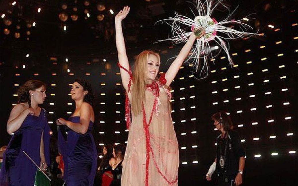 Співачка Alyosha (Україна) увійшла до фіналу конкурсу "Євробачення-2010", який відбудеться 29 травня. / © daylife.com