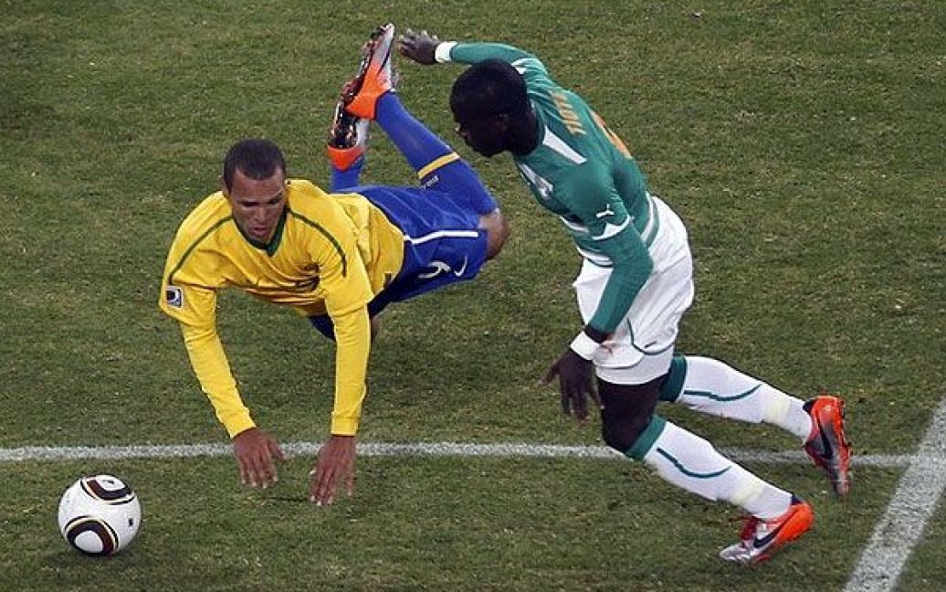 Луїс Фабіано забив перші два м&rsquo;ячі у ворота Кот-д&rsquo;Івуару / © AFP