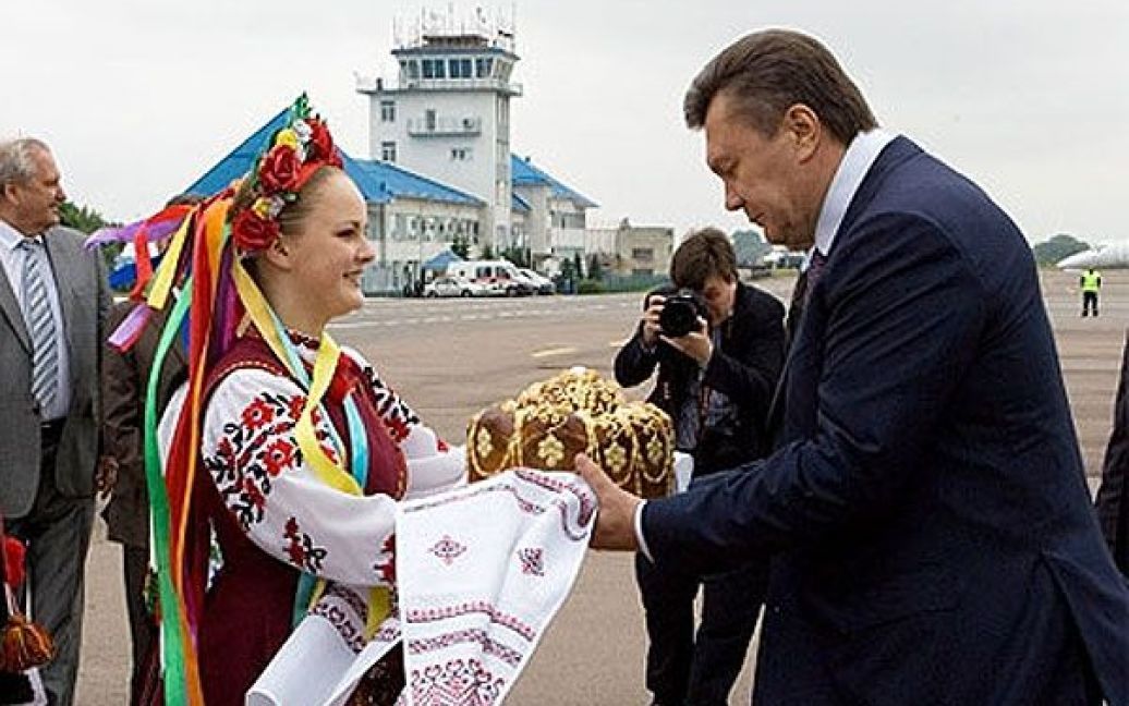 Це був перший візит Віктора Януковича до Львова з моменту обрання президентом. / © President.gov.ua