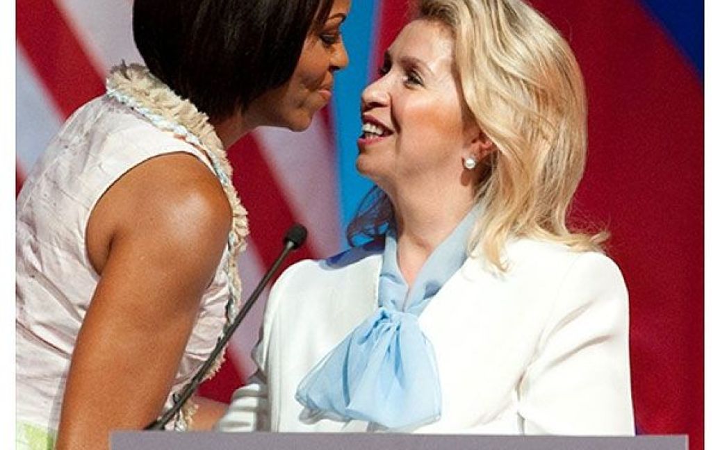 Перші леді США Мішель Обама і перша леді Росії Світлана Мєдвєдєва / © AFP