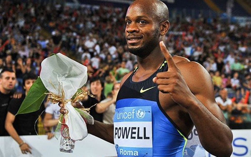 Спортсмен з Ямайки Асафа Павелл переміг у бігу на 100 м. / © AFP