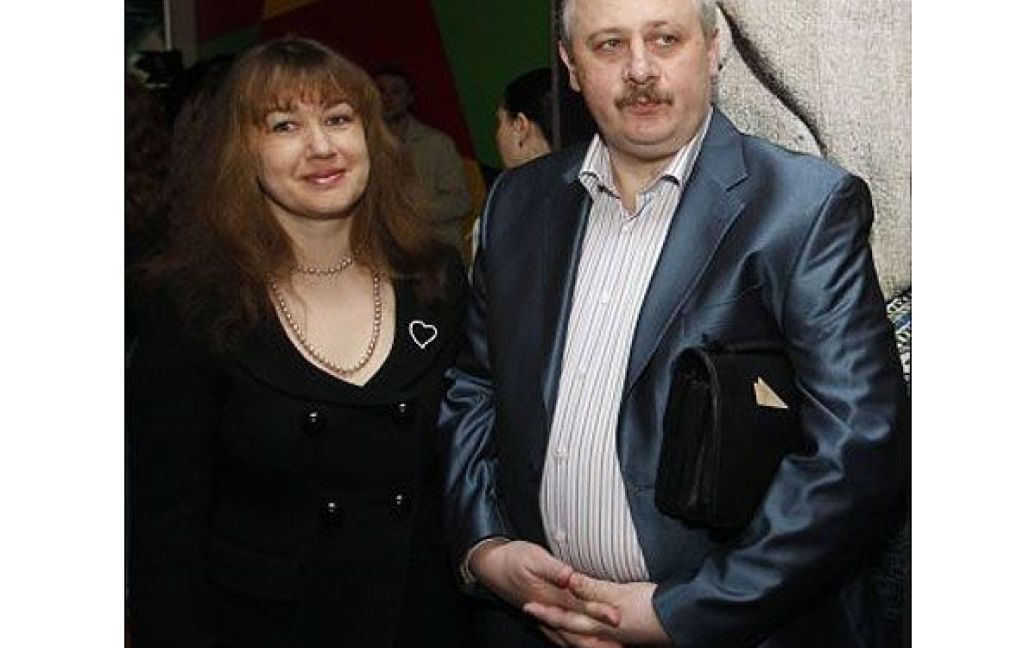 Народний депутат України Олег Зарубінський зі своєю дружиною Інною. / © УНІАН