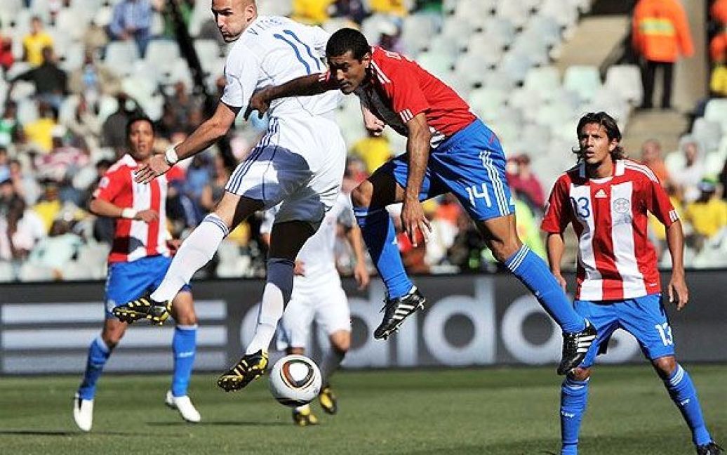 Збірна Парагваю впевнено перемогла Словаччину у другому турі Чемпіонату світу. / © AFP
