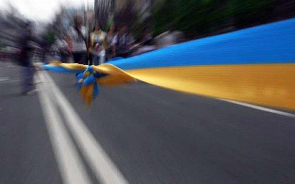 В рамках святкування Дня Києва у столиці провели акцію "Зроби це! За Україну". Фото УНІАН / © УНІАН