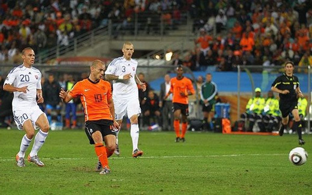 На 85-й хвилині голландці подвоїли перевагу. / © AFP