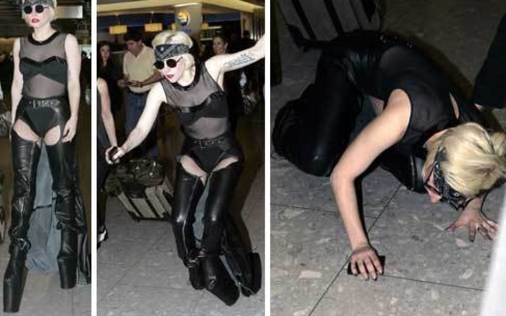 Lady GaGa впала / © tmz.com