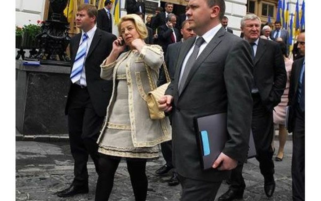 Ганна Герман теж прибула до Львову на виїзне засідання Ради регіонів / © zik.com.ua