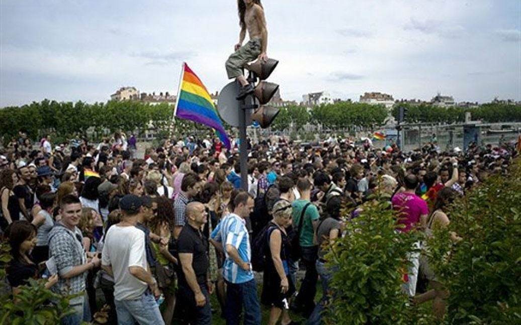 У французькому місті Ліон провели 15-ий гей-парад / © AFP