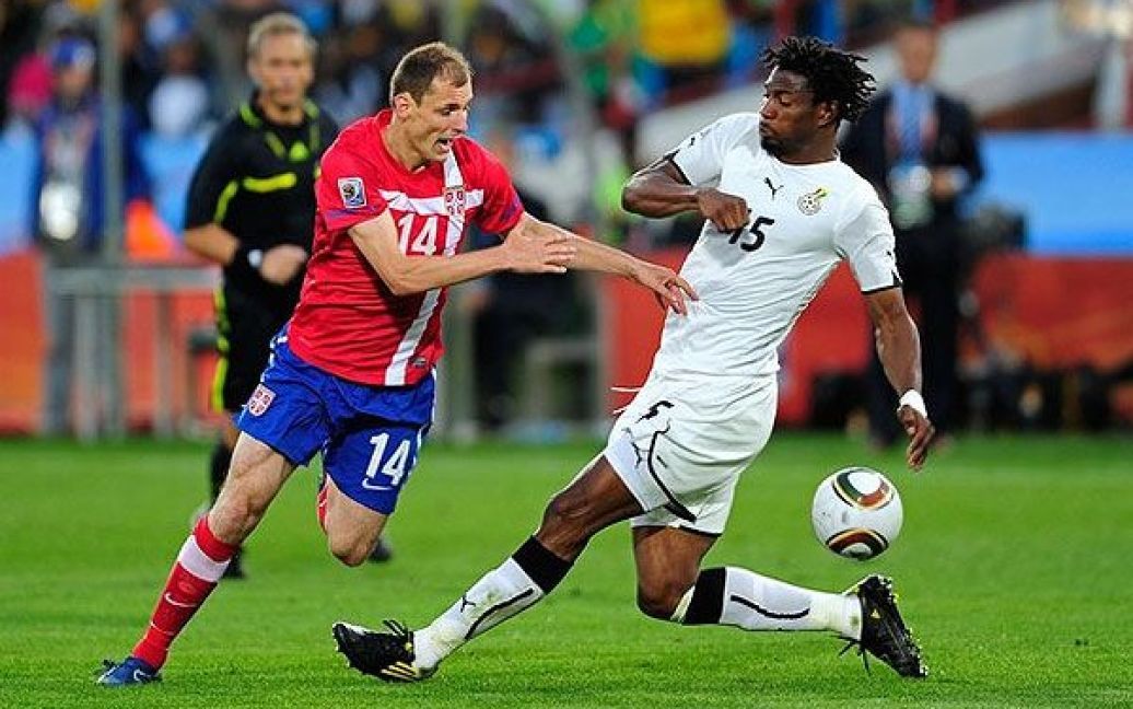 Збірна Гани перемогла Сербію з рахунком 1:0. / © AFP