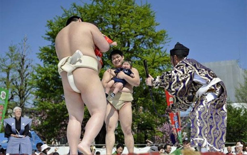 У Токіо відбувся традиційний фестиваль дітей, які плачуть. / © Getty Images/Fotobank