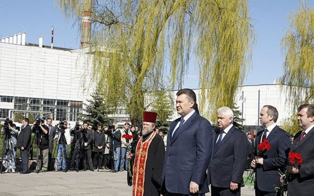 Віктор Янукович взяв участь у мітингу-реквіємі на ЧАЕС. / © President.gov.ua