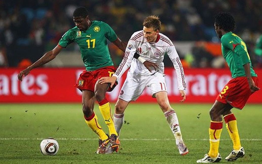 Збірна Данії перемогла збірну Камеруну з рахунком 2:1. / © AFP